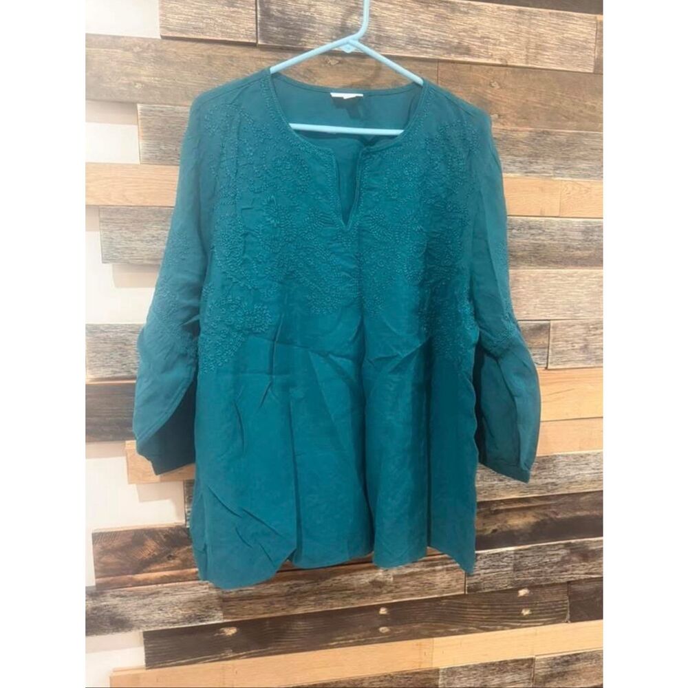 J. Jill embroidered blouse top size 2X